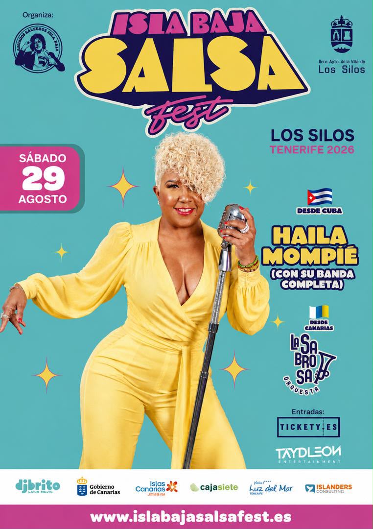 Cartel Isla Baja Salsa Fest — Los Silos (29 de Agosto)
